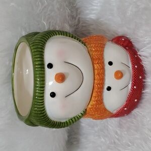 Festive St. Nicholas Square "Snow Days" Serving Bowls